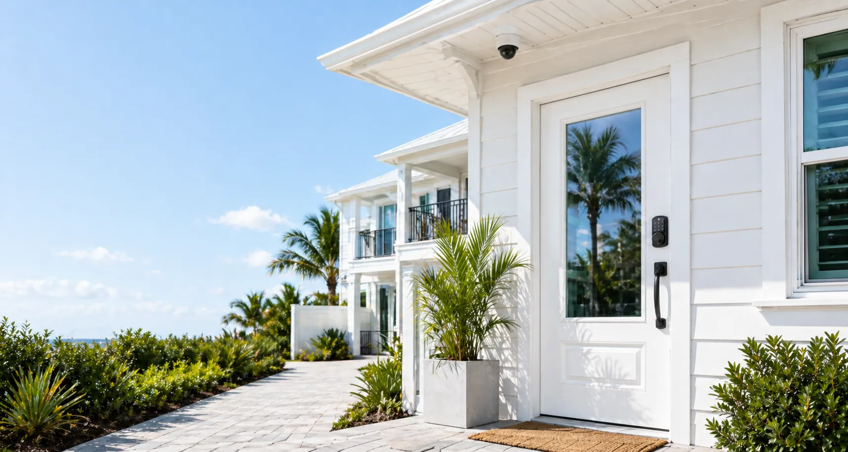 Smart locks, Wi-Fi, cameras, and thermostats installed correctly.